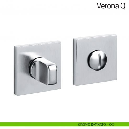 Nottolino per porta Verona Q Olivari basso cromo satinato