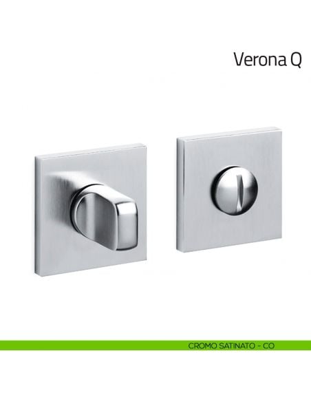 Nottolino per porta Verona Q Olivari basso cromo satinato