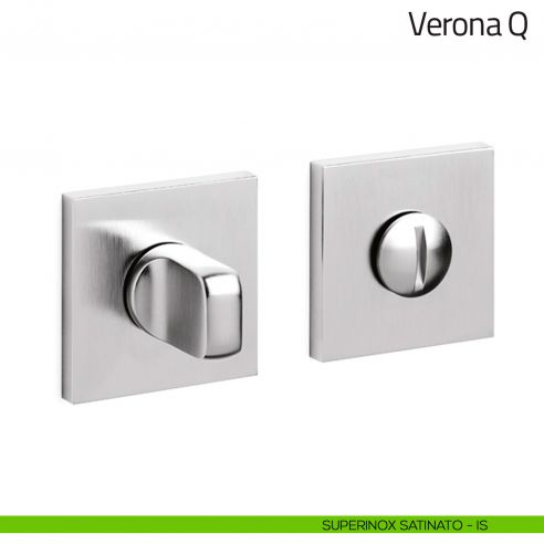 Nottolino per porta Verona Q Olivari basso superinox satinato