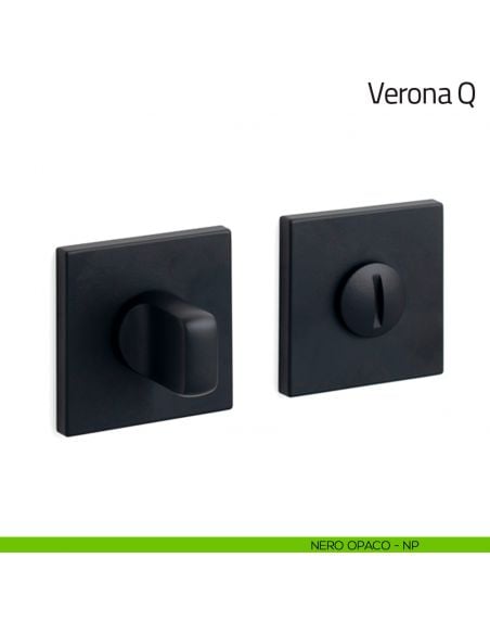 Nottolino per porta Verona Q Olivari basso nero opaco