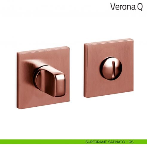 Nottolino per porta Verona Q Olivari basso superrame satinato