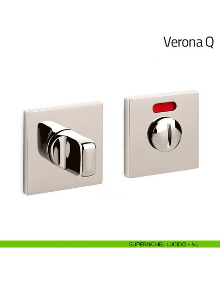 Nottolino per porta Verona Q Olivari basso libero/occupato supernichel lucido
