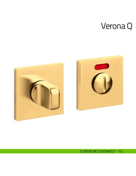 Nottolino per porta Verona Q Olivari basso libero/occupato superoro satinato
