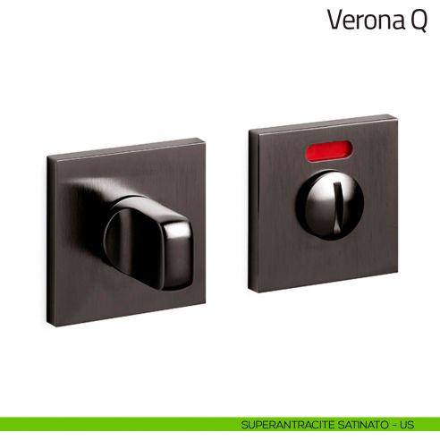 Nottolino per porta Verona Q Olivari basso libero/occupato superantracite satinato