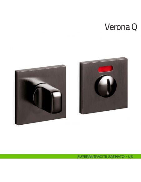 Nottolino per porta Verona Q Olivari basso libero/occupato superantracite satinato