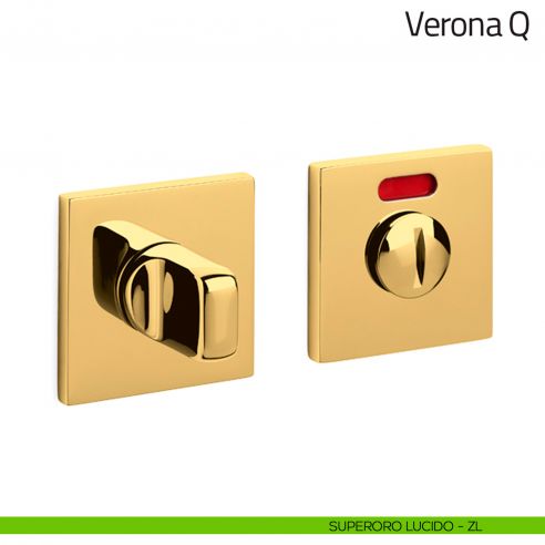 Nottolino per porta Verona Q Olivari basso libero/occupato superoro lucido