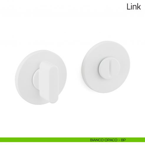 Nottolino per porta Link Olivari basso bianco opaco