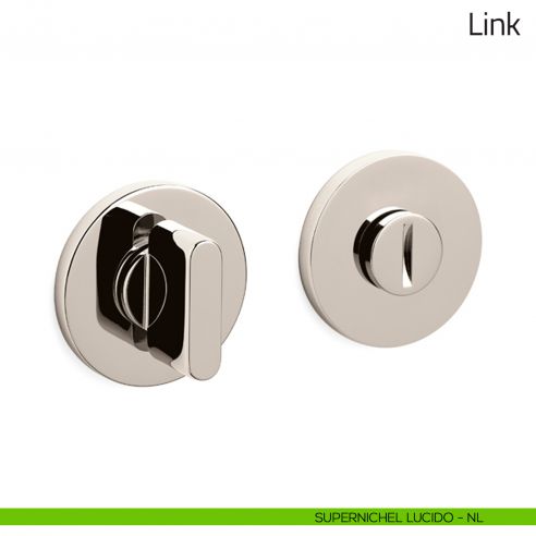 Nottolino per porta Link Olivari basso supernichel lucido