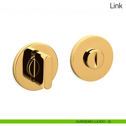 Nottolino per porta Link Olivari basso superoro lucido