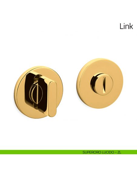 Nottolino per porta Link Olivari basso superoro lucido