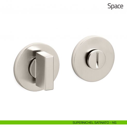 Nottolino per porta Space Olivari basso supernichel satinato