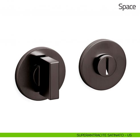 Nottolino per porta Space Olivari basso superantracite satinato