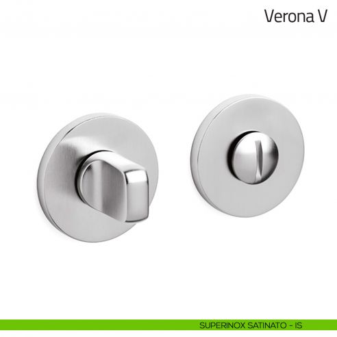 Nottolino per porta Verona V Olivari basso superinox satinato