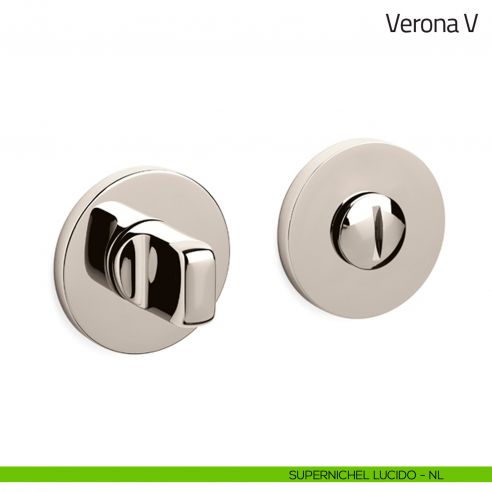 Nottolino per porta Verona V Olivari basso supernichel lucido