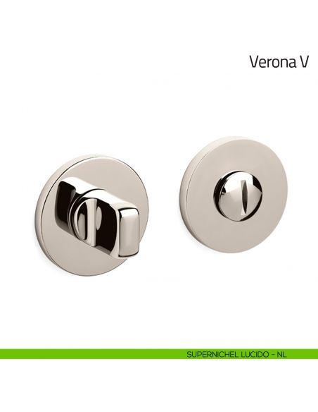 Nottolino per porta Verona V Olivari basso supernichel lucido