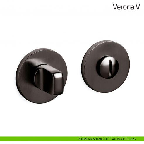 Nottolino per porta Verona V Olivari basso superantracite satinato