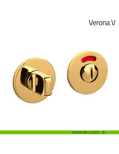 Nottolino per porta Verona V Olivari basso libero/occupato superoro lucido