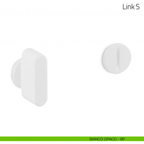 Nottolino per porta Link S Olivari bianco opaco