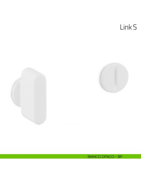 Nottolino per porta Link S Olivari bianco opaco