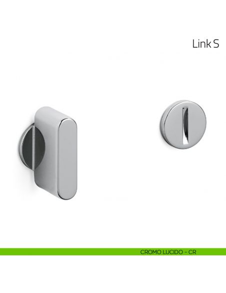 Nottolino per porta Link S Olivari cromo lucido