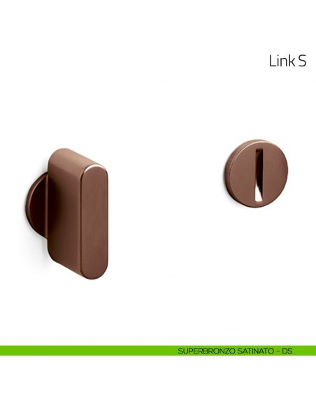 Nottolino per porta Link S Olivari superbronzo satinato