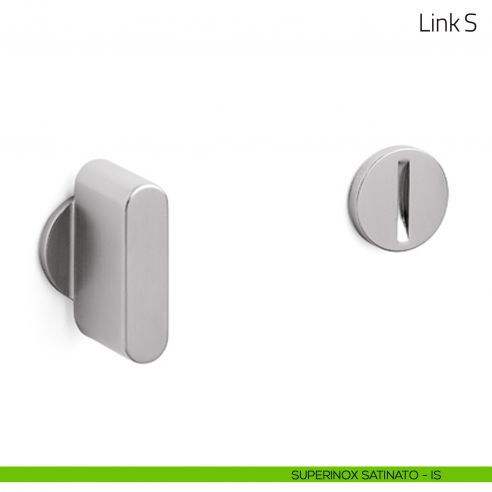 Nottolino per porta Link S Olivari superinox satinato