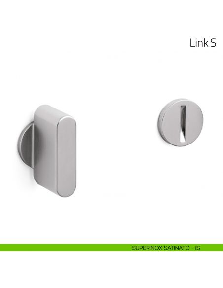 Nottolino per porta Link S Olivari superinox satinato