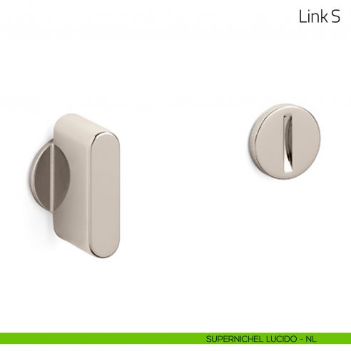 Nottolino per porta Link S Olivari supernichel lucido