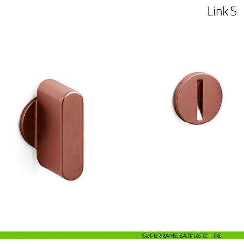 Nottolino per porta Link S Olivari superrame satinato