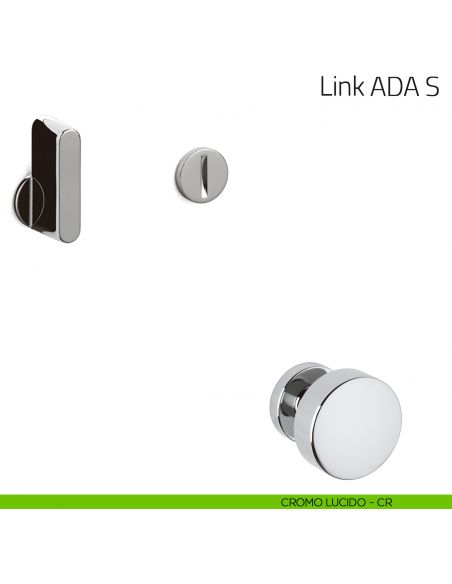 Nottolino per porta Link ADA S Olivari cromo lucido