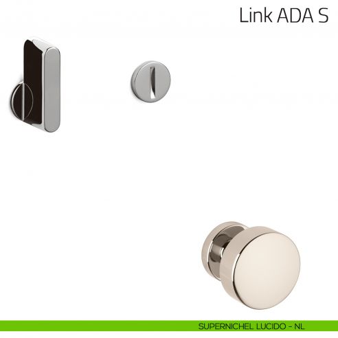 Nottolino per porta Link ADA S Olivari supernichel lucido