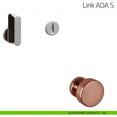 Nottolino per porta Link ADA S Olivari superrame satinato