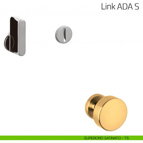 Nottolino per porta Link ADA S Olivari superoro satinato