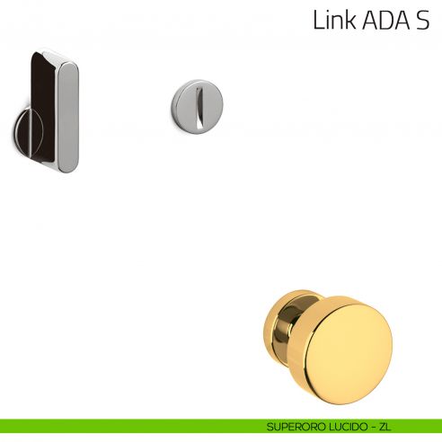 Nottolino per porta Link ADA S Olivari superoro lucido