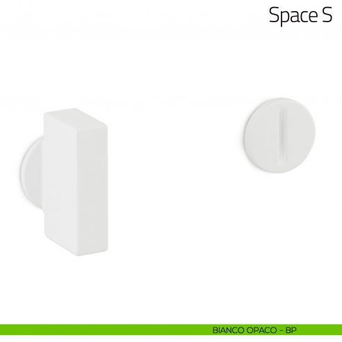 Nottolino per porta Space S Olivari bianco opaco