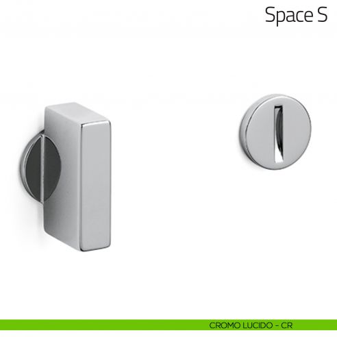 Nottolino per porta Space S Olivari cromo lucido