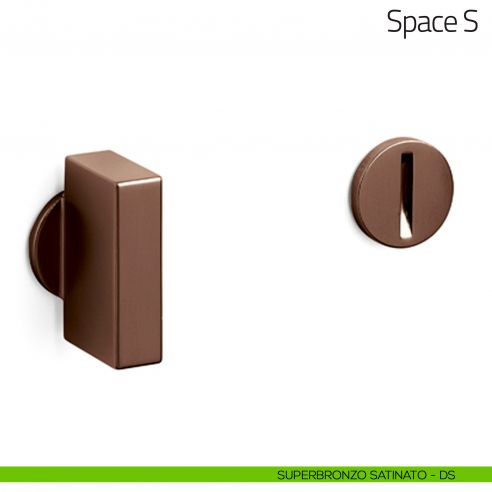 Nottolino per porta Space S Olivari superbronzo satinato