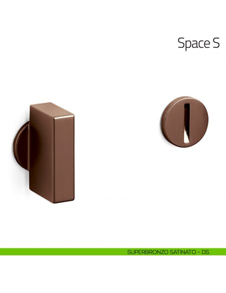 Nottolino per porta Space S Olivari superbronzo satinato
