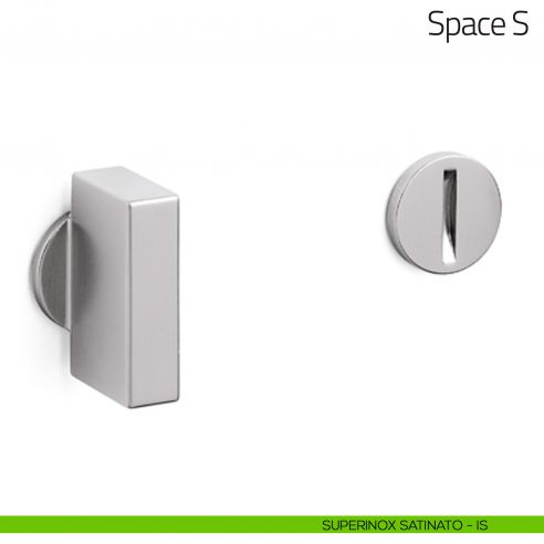 Nottolino per porta Space S Olivari superinox satinato