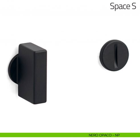 Nottolino per porta Space S Olivari nero opaco