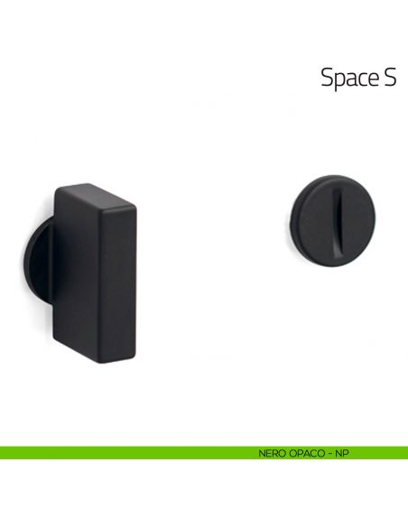 Nottolino per porta Space S Olivari nero opaco