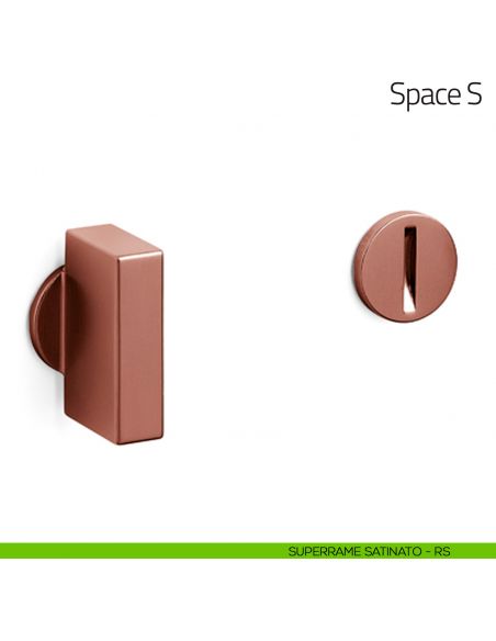 Nottolino per porta Space S Olivari superrame satinato