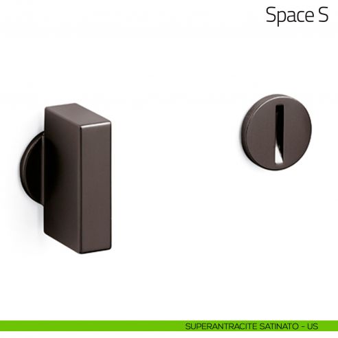Nottolino per porta Space S Olivari superantracite satinato