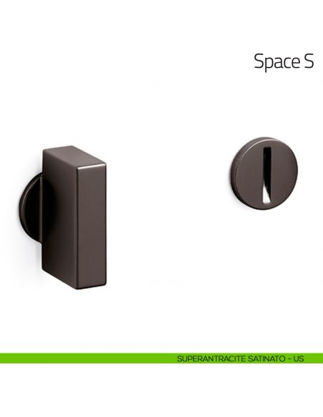 Nottolino per porta Space S Olivari superantracite satinato
