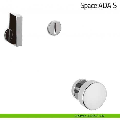Nottolino per porta Space ADA S Olivari cromo lucido