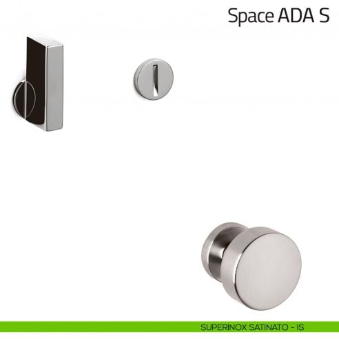 Nottolino per porta Space ADA S Olivari superinox satinato