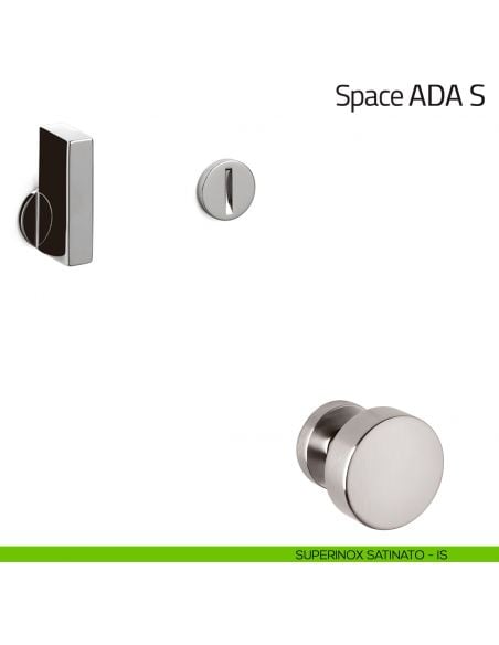 Nottolino per porta Space ADA S Olivari superinox satinato