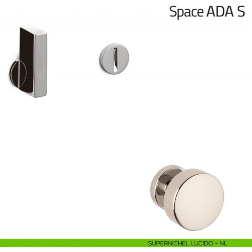 Nottolino per porta Space ADA S Olivari supernichel lucido