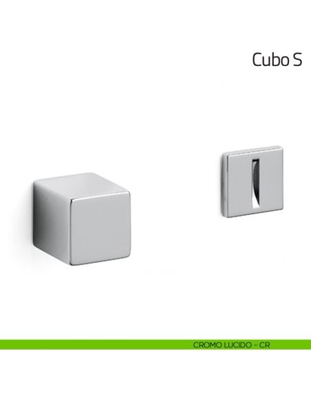 Nottolino per porta Cubo S Olivari cromo lucido
