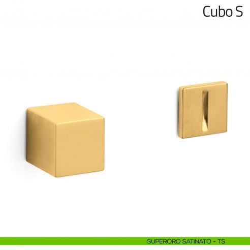 Nottolino per porta Cubo S Olivari superoro satinato